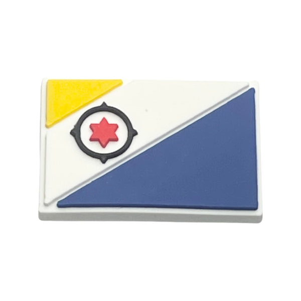 Bonaire Flag Shoe Charm - CaribeHeart Bonaire
